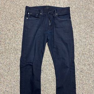 Polo Ralph Lauren dark wash denim jeans, like new- 32 waist 30 length